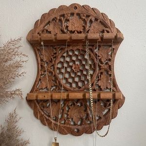 Hand-carved Moroccan Necklace holder